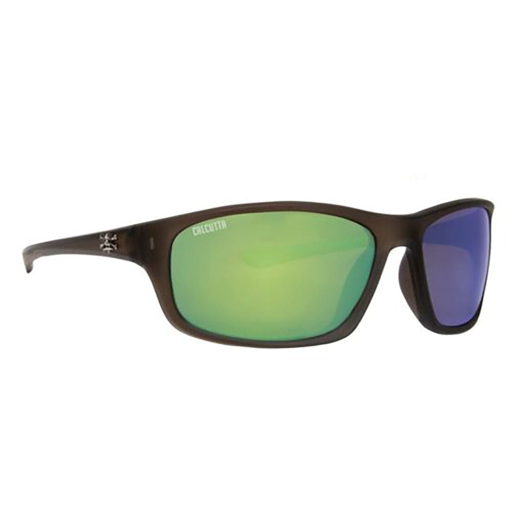 Nautilus Sunglasses - Crystal Olive Frame , Green Mirror - Calcutta N1