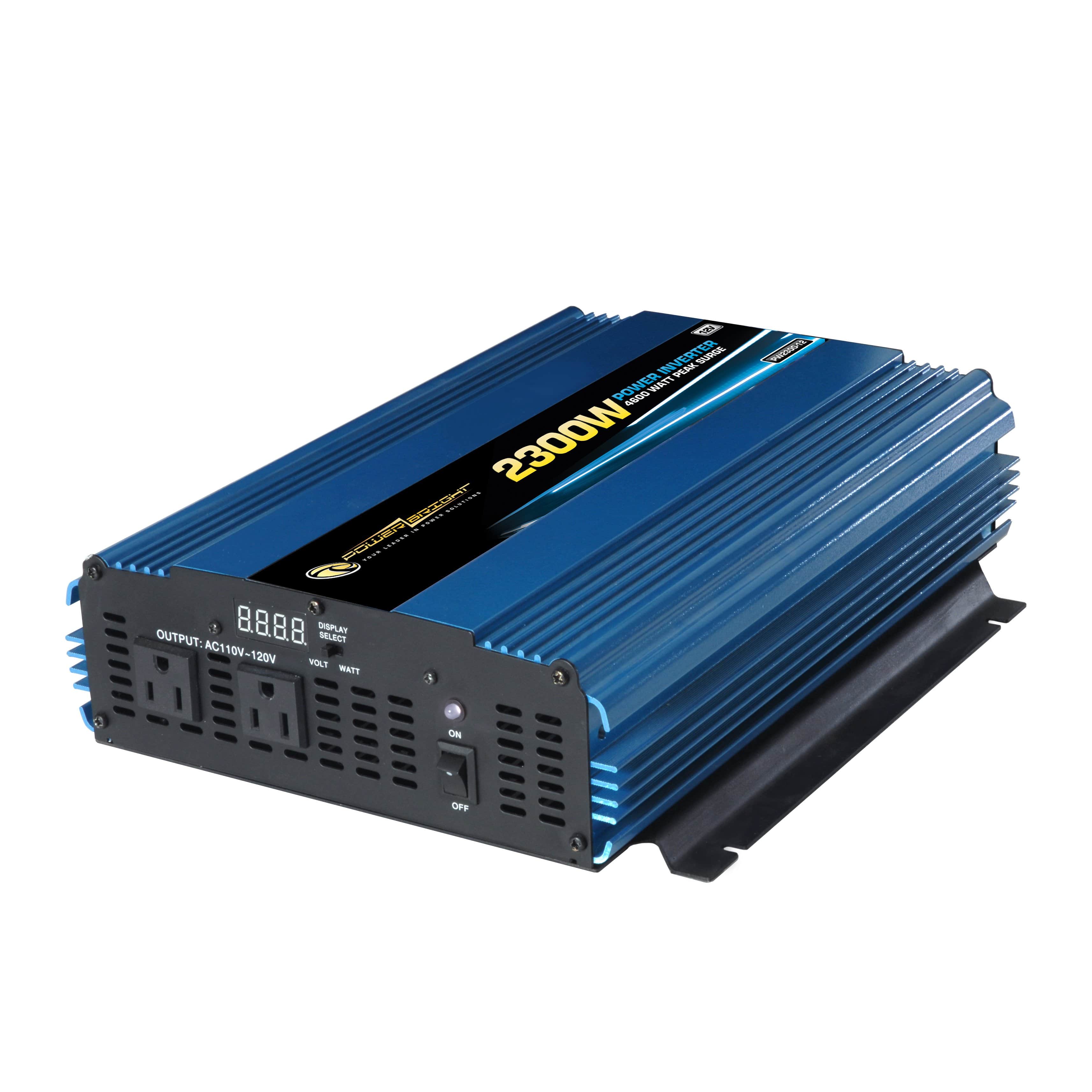 Powerbright PW2300-12 2300 Watt 12 Volt SST Power Inverter With Wirele