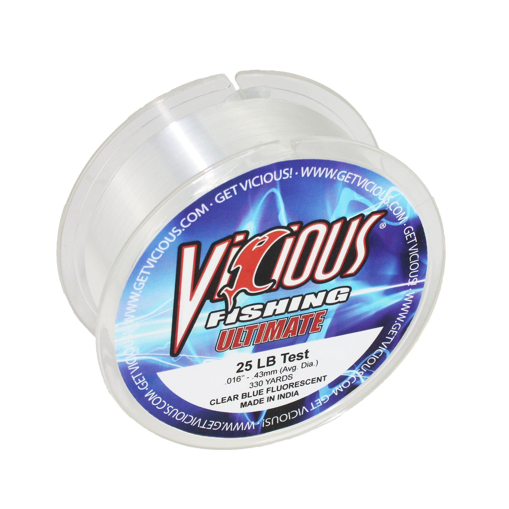 VICIOUS ULTIMATE FISHING LINE LO VIS GREEN 12LB ( NEW