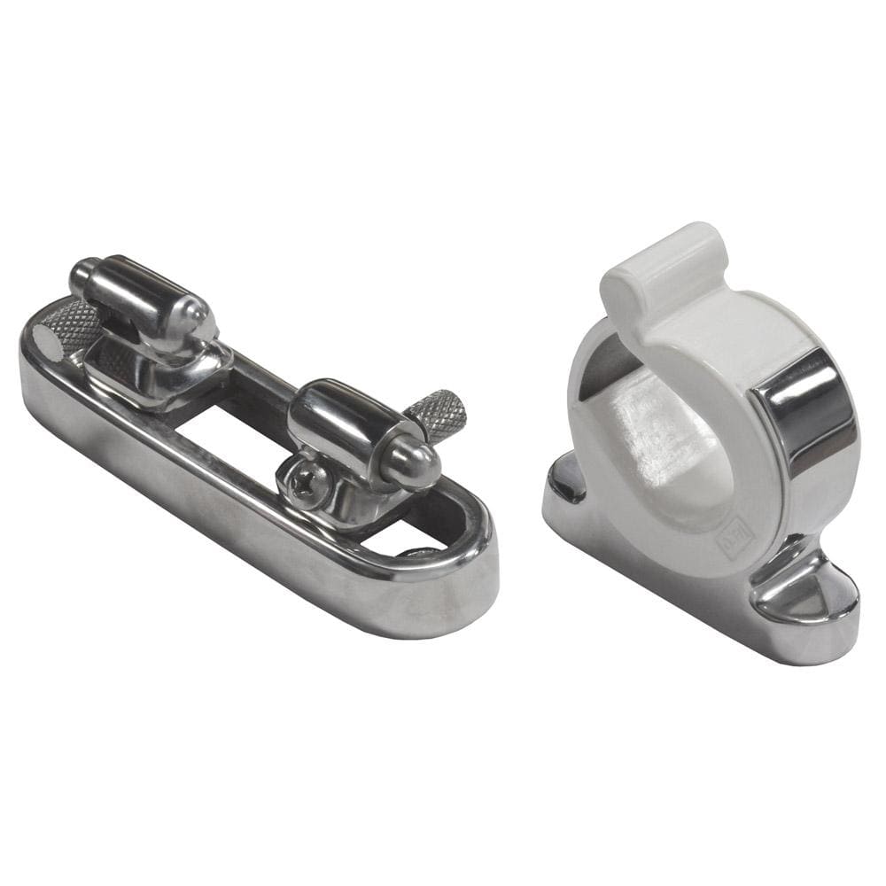 Taco Stainless Steel Adjustable Reel Hanger Kit w-Rod Tip Holder - Adjusts from