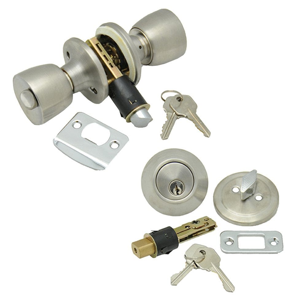 AP Products 013-234-SS Combo Lock Set Stainless Steel