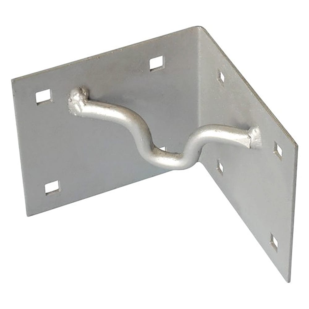 Stationary Dock Anchor Tie Down Corner, Galvanized, Gold - 1/8" - Dock Edge DE91116F