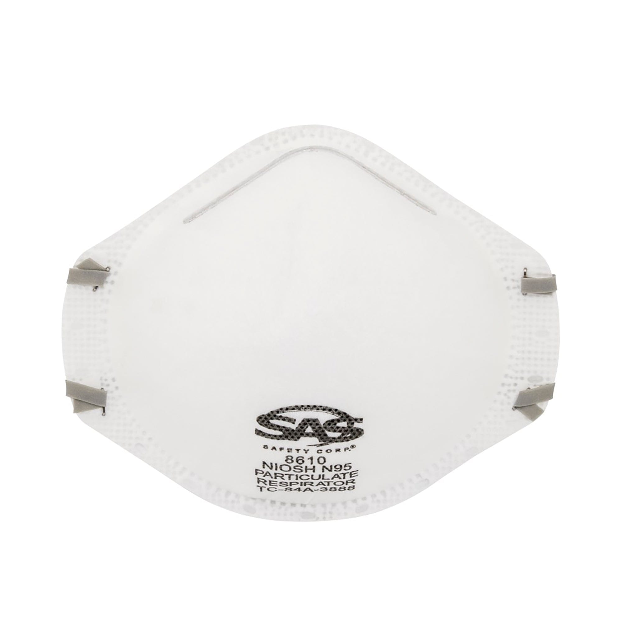 N95 Particulate Respirator - 20 Masks Per Box (Priced Per Box) SAS Safety 8610