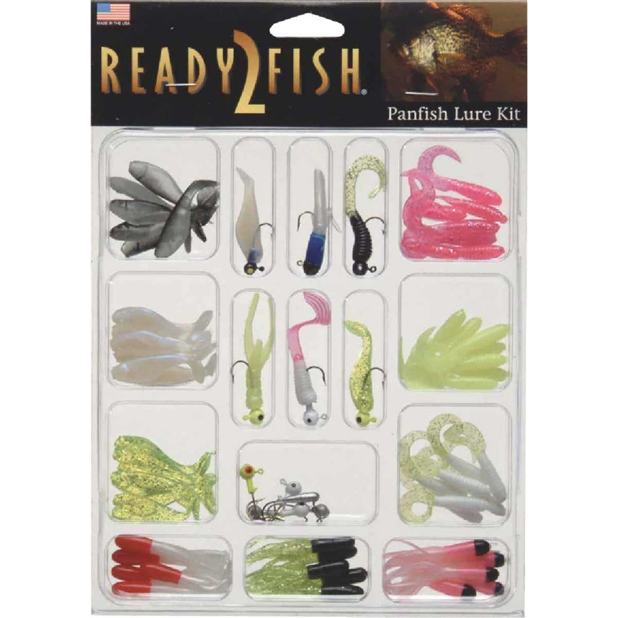 Ready 2 Fish 72 Piece Panfish Lure Kit SouthBend R2FK2-PNFISH