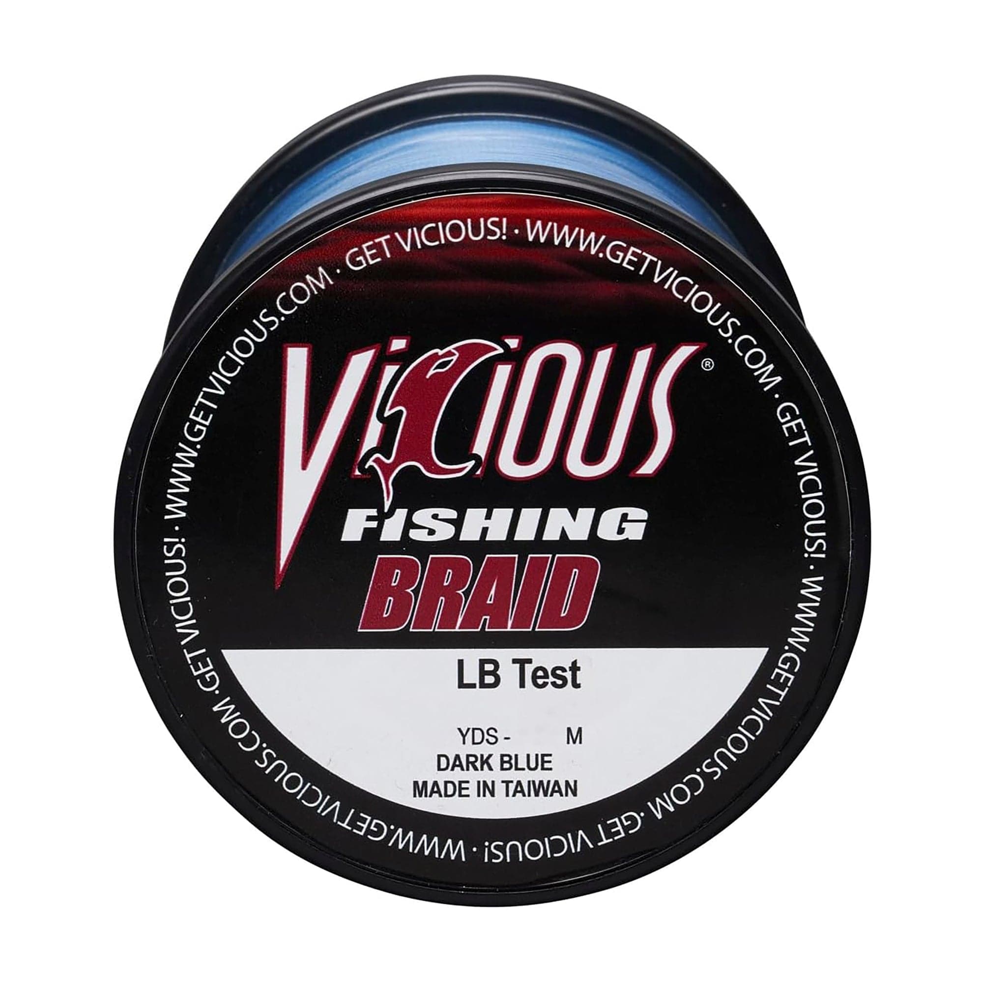 Vicious Standard Hi-Vis Yellow Braid - 150 Yards – Vicious Fishing