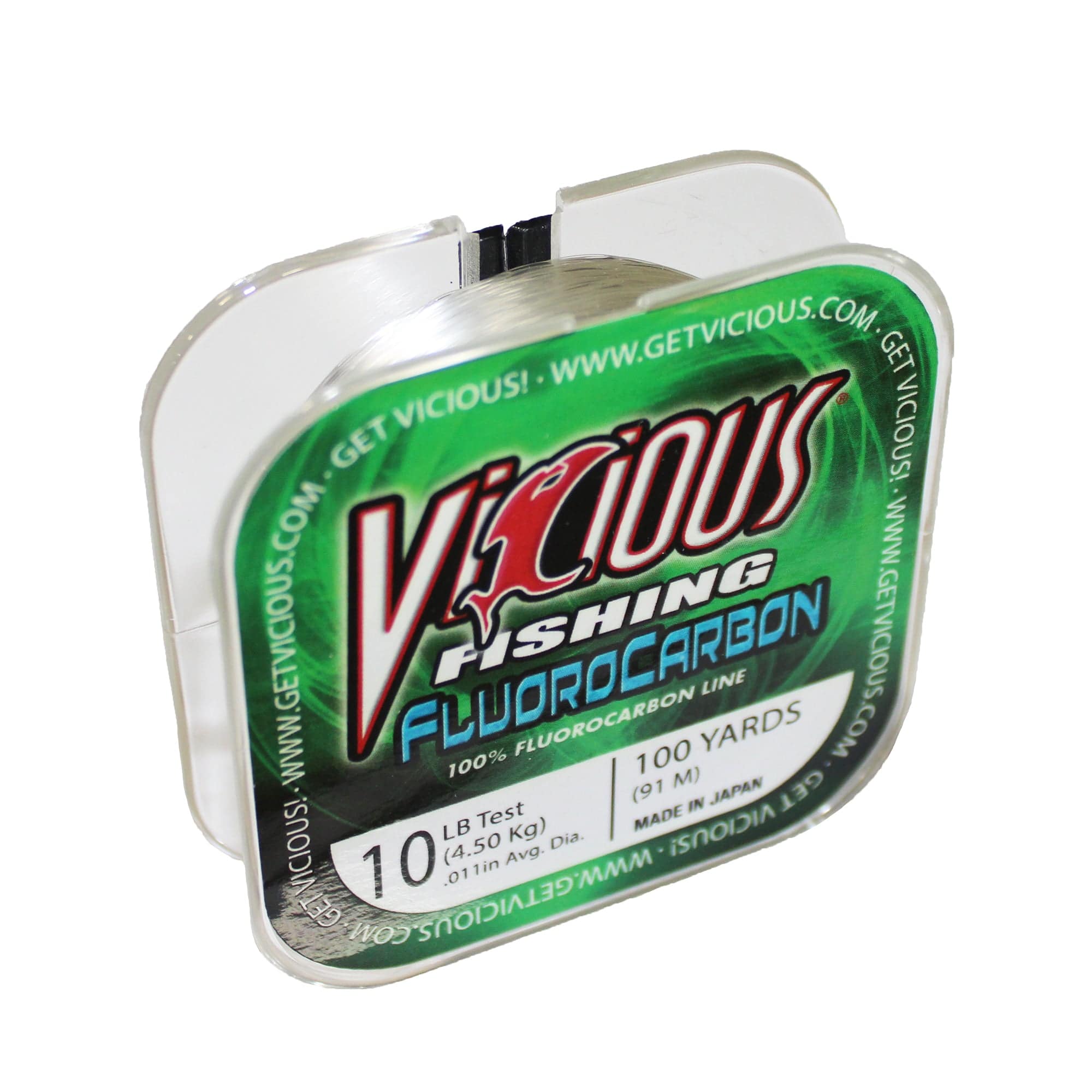 New! Vicious Crystal Clear 100% Japanese Fluorocarbon Fishing Line