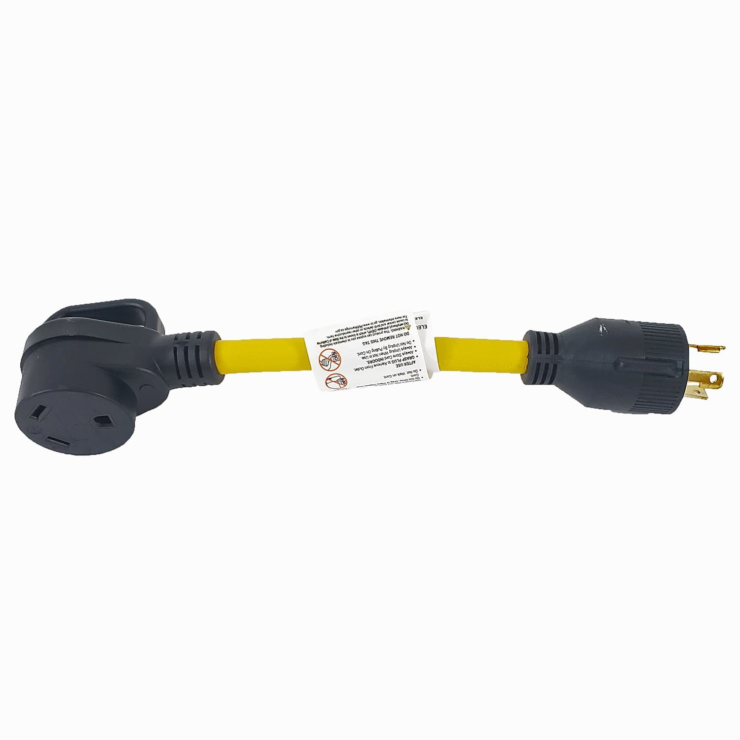 Power Products 3030GPA Generator Adapter: 30A (125V) Female Plug; 30A (125/250V) Male Connector