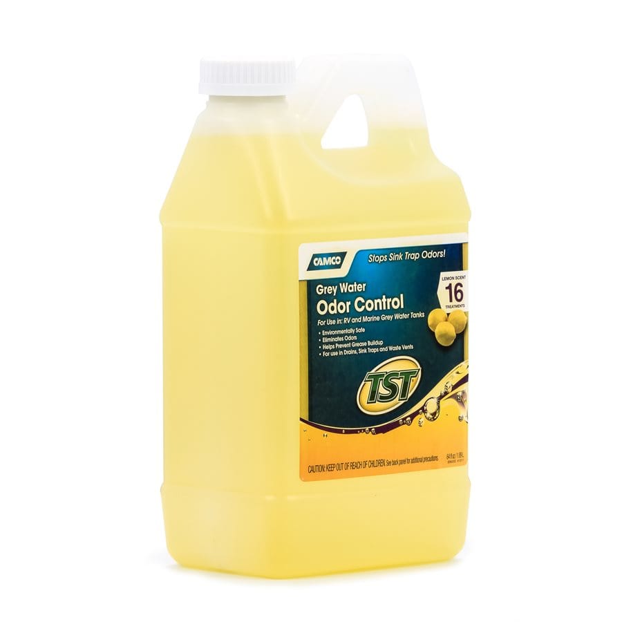 Camco 40256 TST Lemon Scent Grey Water Tank Treatment - 64 Oz.