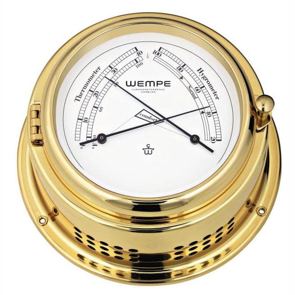 Beautiful WEMPE Ship Clock of the BREMEN II Series with quartz movement