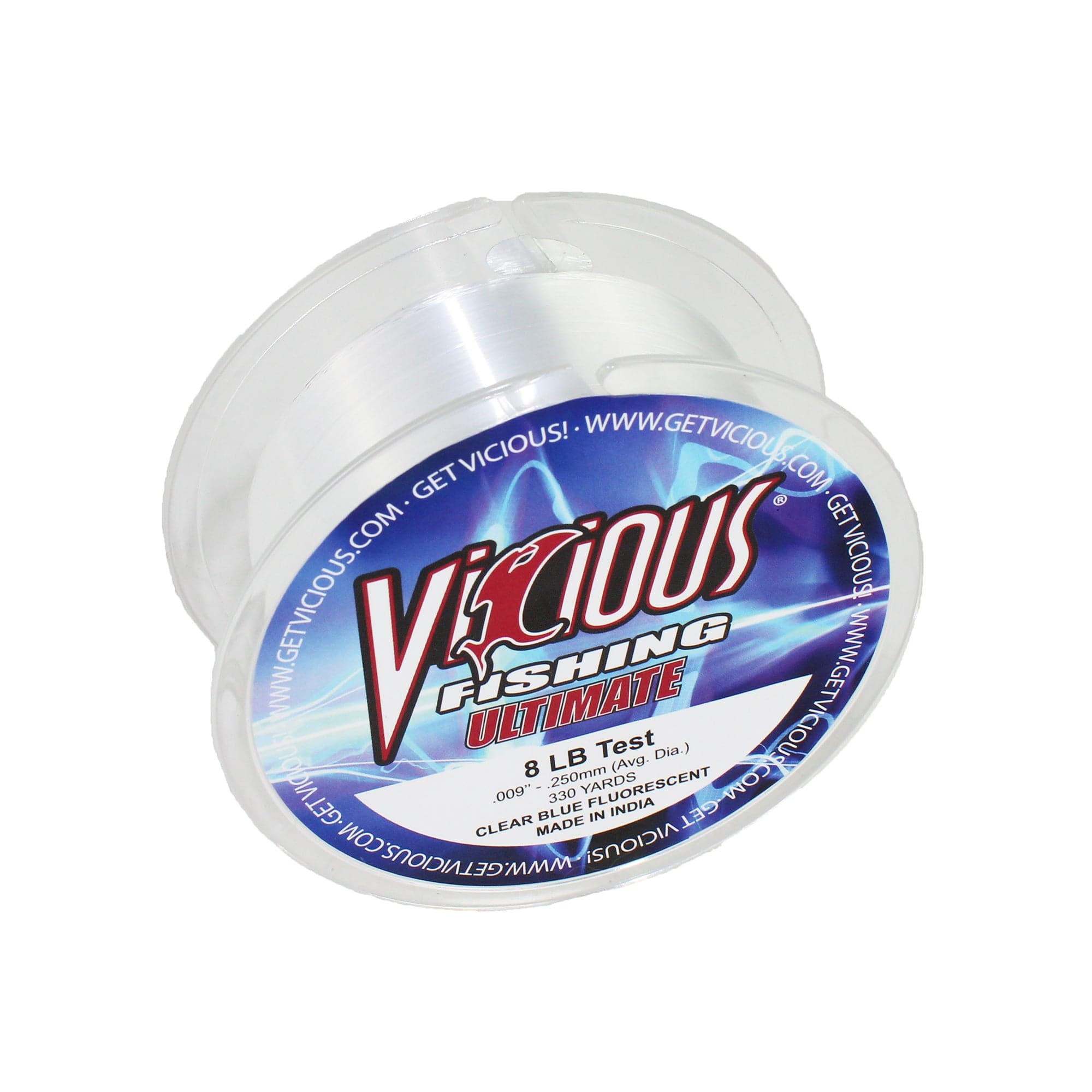 Vicious Fishing VCB Ultimate Monofilament Fishing Line, Clear Blue - 3